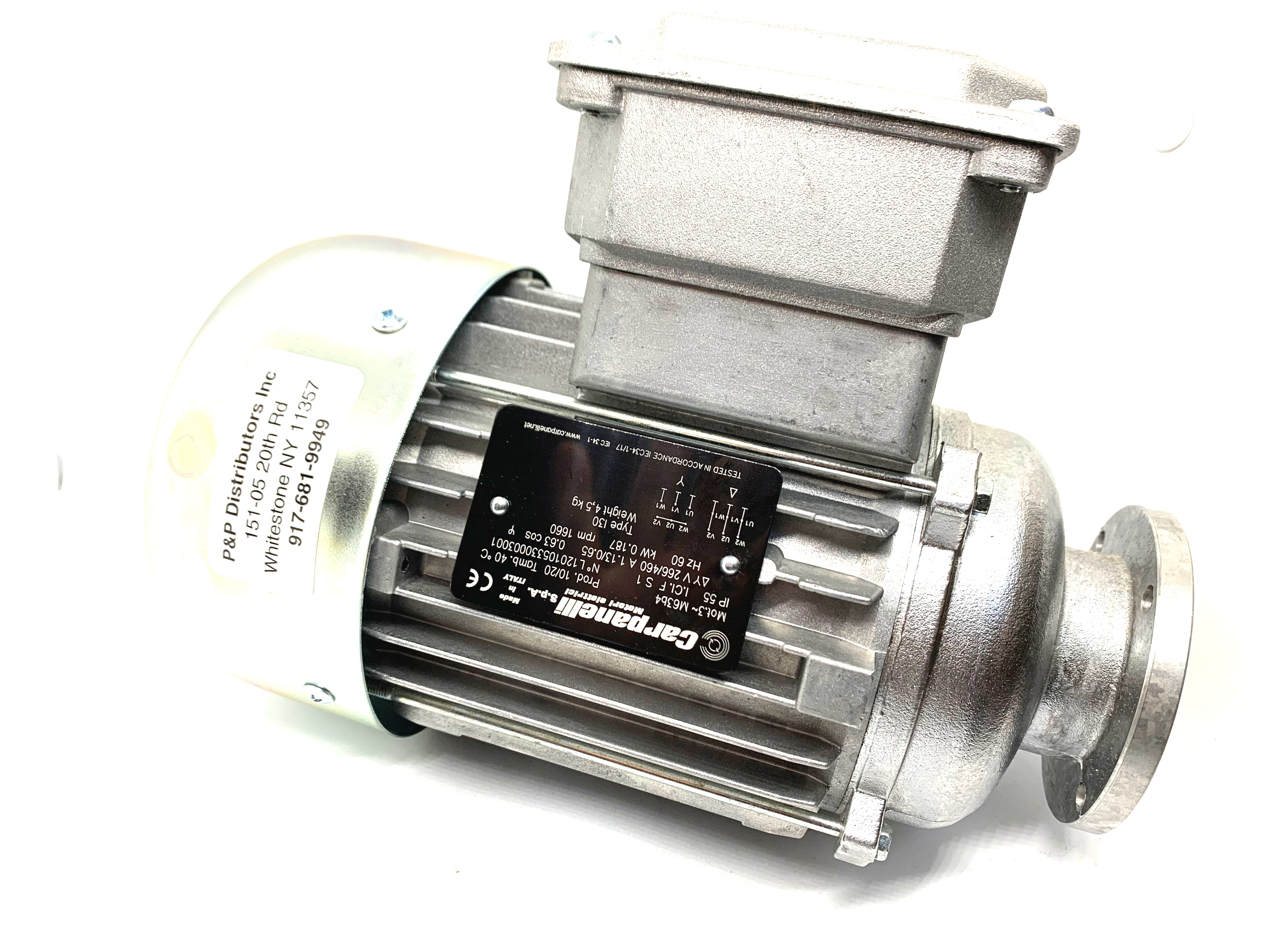 Carpanelli M63B4 Motor 266-460V 60 Hz