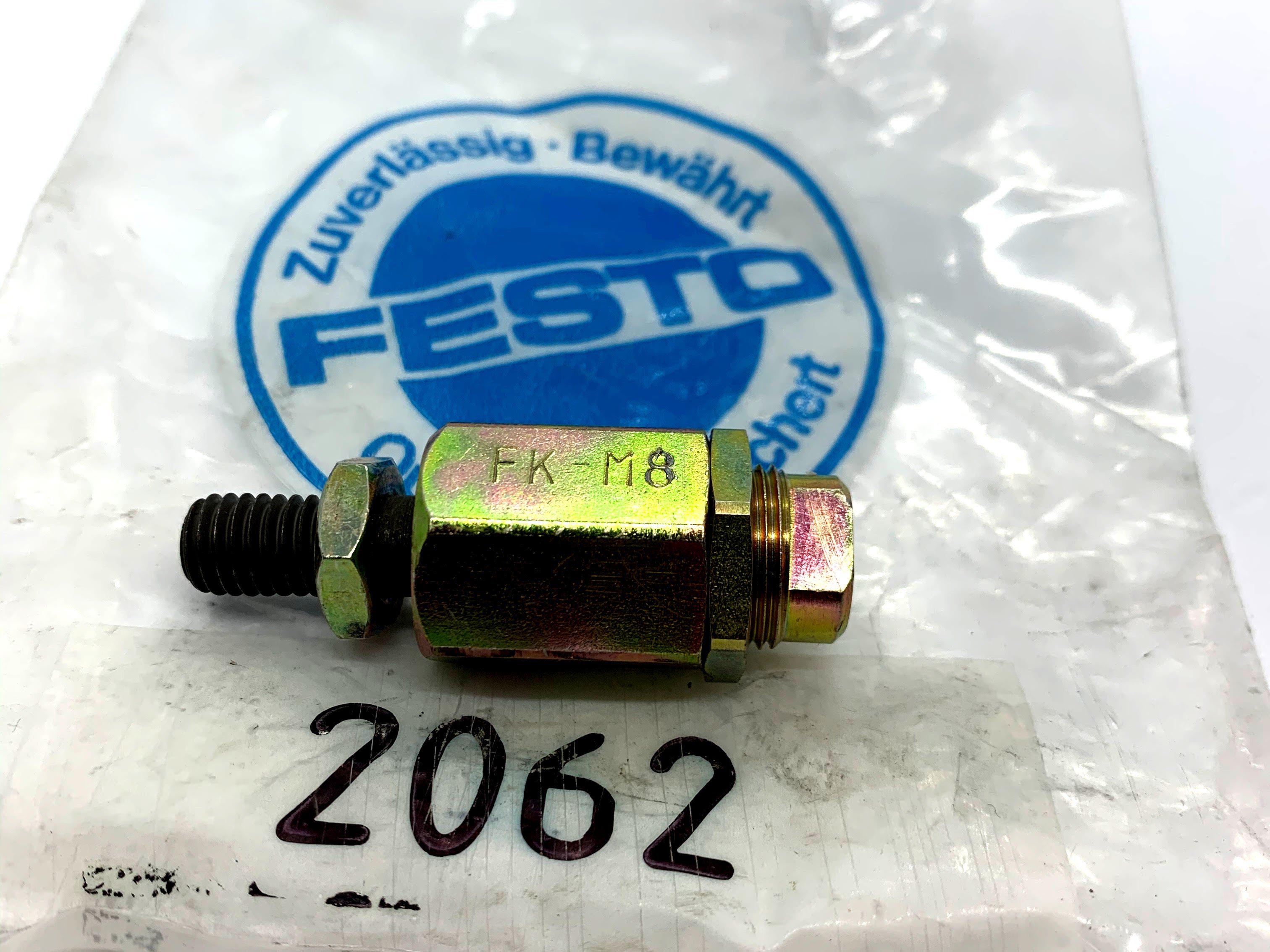 Festo Flexible Coupling part number 2062, Type FK-M8 - ppdistributors