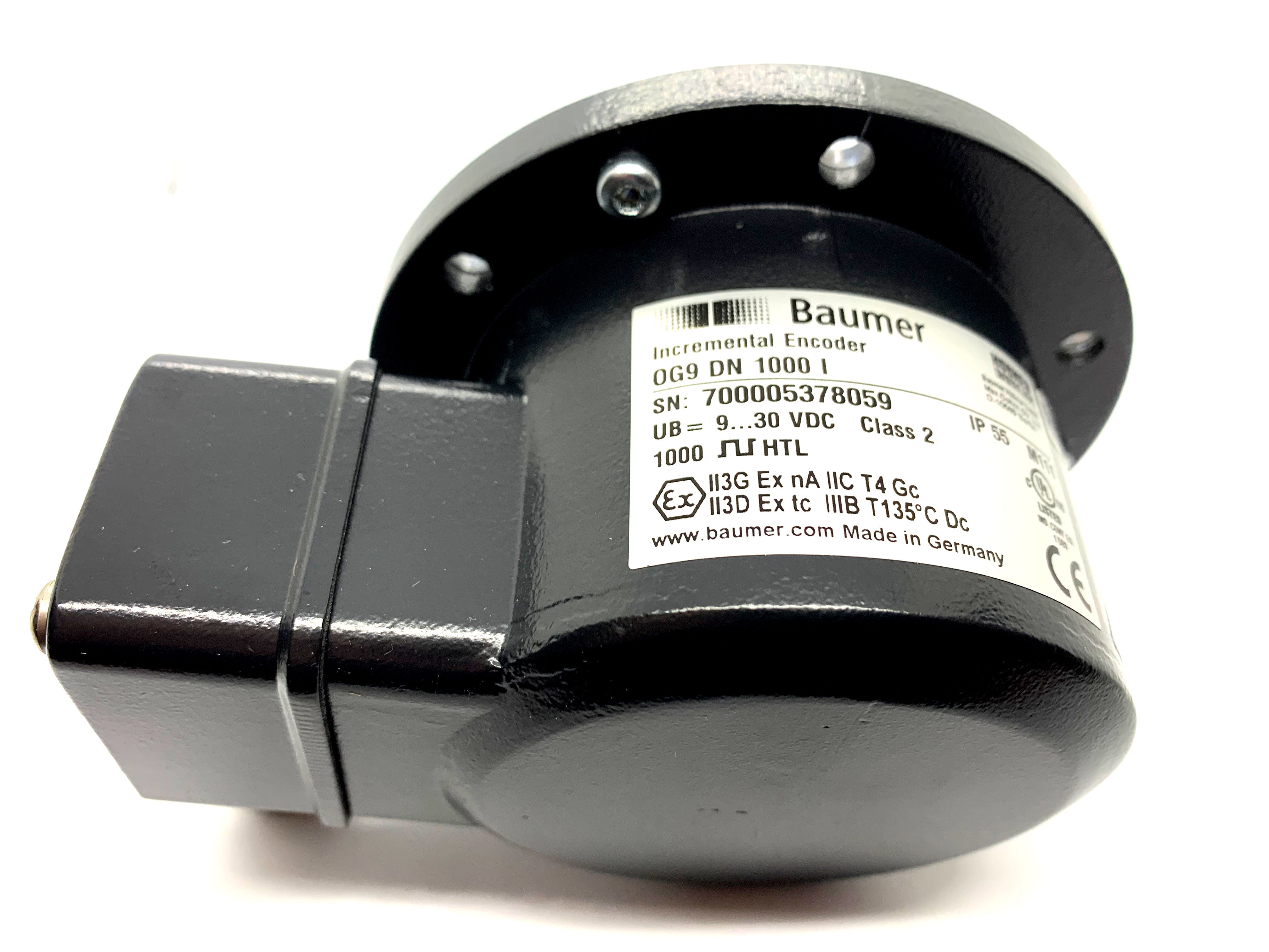 Hubner/Baumer Incremental Encoder Part Number OG9 DN 1000 - ppdistributors